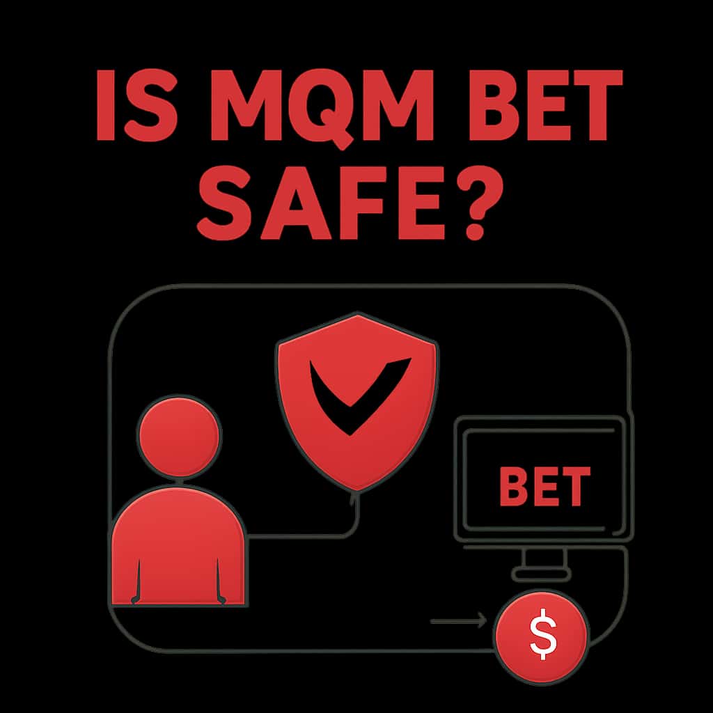Illustration depicting safety features of MQM Bet.