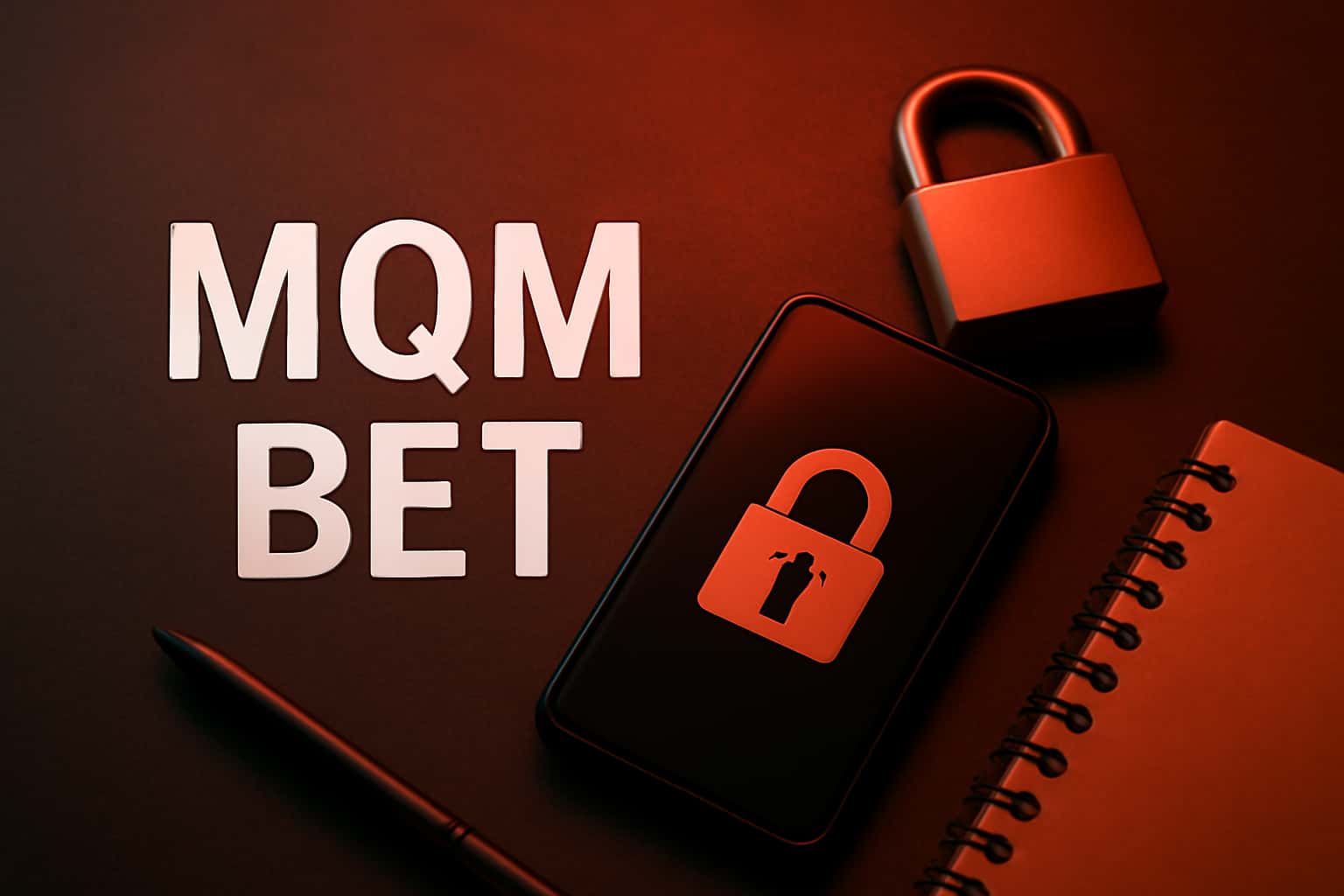 An informative illustration about securing your MQM Bet account featuring essential security tips.