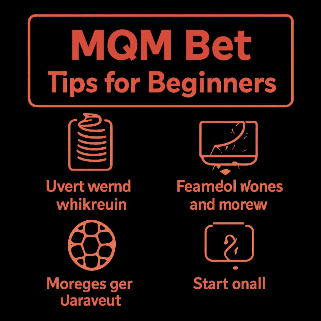 Illustration explaining beginner tips for using MQM Bet.